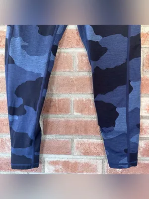 Offline Aerie Camo The Hugger Leggings Women’s Large Blue Camouflage Athletic thumbnail 3