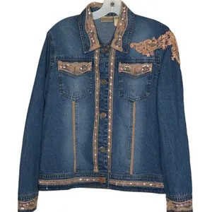 Vintage Passports Denim‎ Jacket Blue thumbnail 1