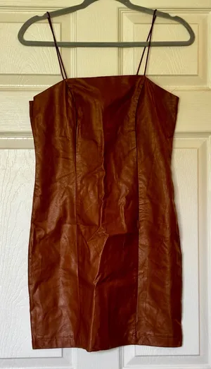 Brown Mini Dress thumbnail 1