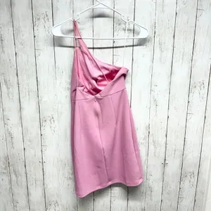 Hello Molly Dress Women Sz 6 Should Have‎ Stayed Home Mini Bubble Gum Pink Strap thumbnail 3