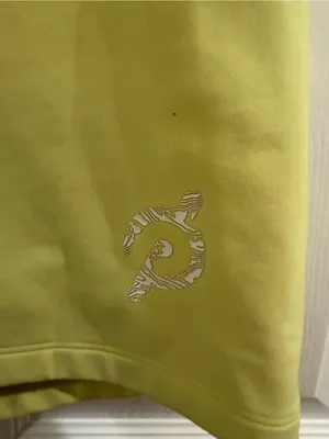 Peloton Neon Yellow High-Rise Bike Shorts thumbnail 2