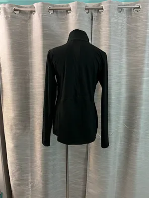 Champion Black Full-Zip Athletic Jacket thumbnail 4