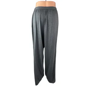 Quince Women's Gray High Rise Pull On Wide Leg Lounge Athletic Trousers Pants M thumbnail 4