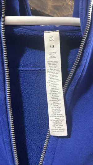 Lululemon Cropped Scuba Hoodie Full-Zip thumbnail 2