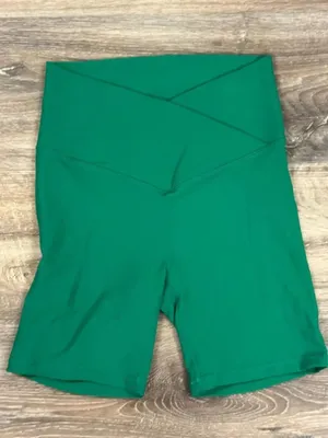 Wilo the Label Hustle Shorts Ribbed Crossover Emerald Green Women’s Small thumbnail 1