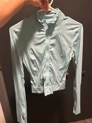 Lululemon Women's Light Blue Jacket thumbnail 1