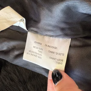 Wilsons Leather Maxima Genuine Fur Coat Hooded Black Belted Pom Luxury‎ Small thumbnail 5