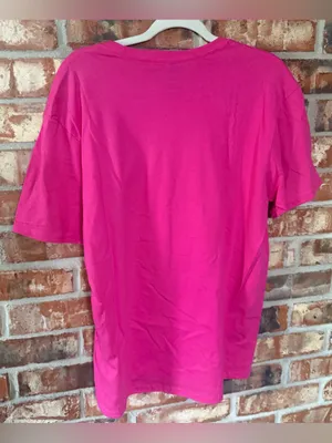 Gildan Hot Pink Graphic Tee with Leopard Tongue Design thumbnail 4