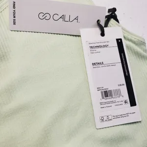 Calia by Carrie Women's Seamless One Shoulder Sports Bra in Matcha Frost size M NWT $38 thumbnail 8