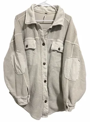 Free People Ruby Jacket Stone‎ Women's Size Medium thumbnail 1