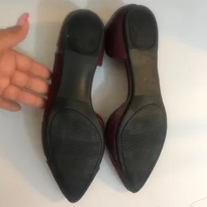 APT.9 Swiss Wine pointy flats suede/croc/patent thumbnail 7
