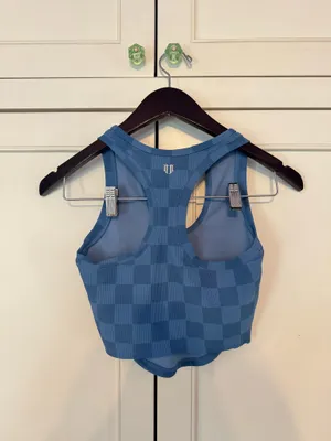 Blue Checkered Active Set Size XS thumbnail 2