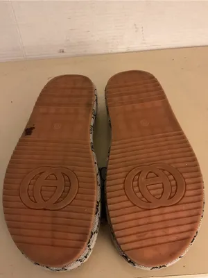 Fashion women canvas platform monogram slide sandals US 10 thumbnail 7