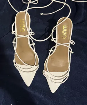 EGO White Heels Lace-Up thumbnail 1