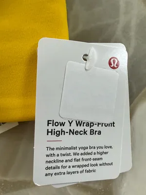 Lululemon Athletica NWT Flow Y Wrap Front High Neck Bra thumbnail 4