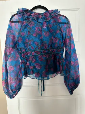 Vici Floral Tie Top thumbnail 5