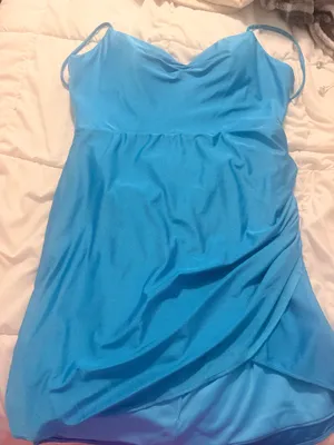 Blue stacees formal dress size 16 thumbnail 1