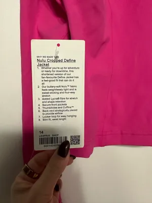 Lululemon Cropped Define Jacket Nulu thumbnail 3
