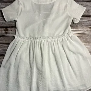 Hazel White Mini Rush Preference Dress Size Small thumbnail 3