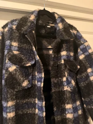 RD Style Eva Plaid Boucle shirt jacket thumbnail 3