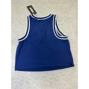 Prince Womens Fashion V Tank Navy Blue Athletic Tennis Top UPF 50+ Medium NEW thumbnail 3