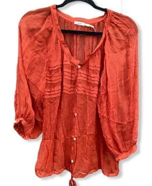 Kimchi Blue Sheer Top thumbnail 1