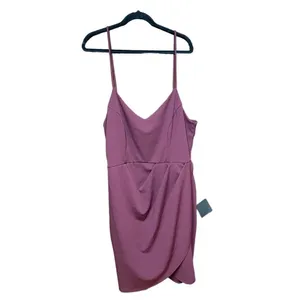 Lulus Forever Your Girl Plum Purple‎ Bodycon Dress Plum Purple Plus Size 3X thumbnail 3