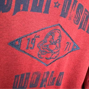 Disney Parks Walt Disney World Grumpy Embroidered Crewneck Sweatshirt L Large thumbnail 5
