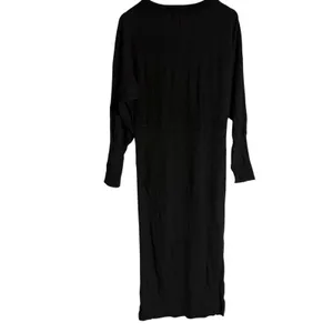 Ripe Sloane Black Knit Long Sleeve Crewneck Sweater Midi Dress Maternity Large thumbnail 13