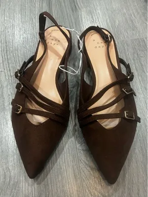 A New Day - Women's Twiggy Multi Buckle Mini Heel Flats thumbnail 1