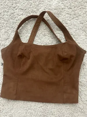 Abercrombie suede tank top thumbnail 1