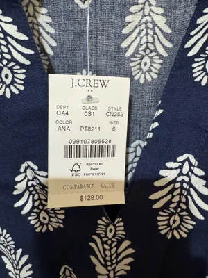 J.Crew Factory Printed Dress thumbnail 3