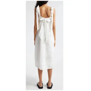 NEW Farm Rio Eyelet Embroidered Midi Dress Size XS thumbnail 6