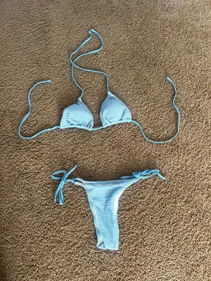Light Blue Bikini Set Size M thumbnail 1