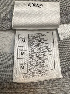 90's Vintage Disney Store Gray Crewneck Sweater with Eeyore Graphic Size Medium thumbnail 5