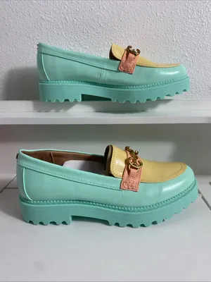 NWOB Circus NY Sam Edelman Deana Loafers Mint Pineapple Yellow Multi Size 7.5 thumbnail 3