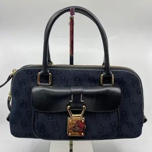 Dooney & Bourke Black Large Leather Shoulder Bag thumbnail 5