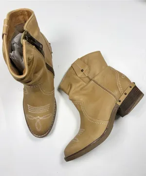SUNDANCE Etta Whiskey Western Cowboy Boots S-568 Size: 40 / US size 9-9.5 thumbnail 1