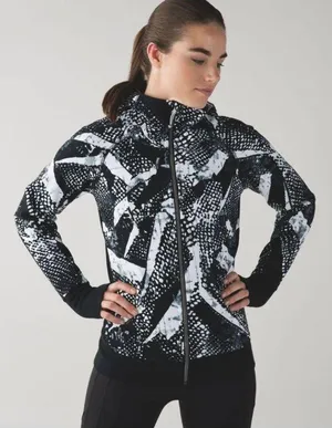 Lululemon Scuba Hoodie III Static Mist White Black thumbnail 1