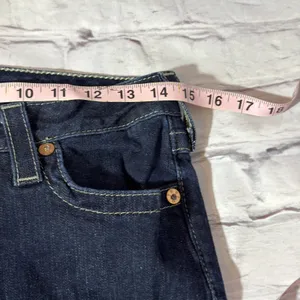 True Religion Jeans Women's 28 Bootcut Y2K McBling Mid Rise Western‎ Boho thumbnail 10