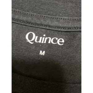 Quince Women's Black Short Sleeve Basic Casual Crew Neck T Shirt Tee Top Size M thumbnail 5