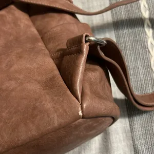 Urban Expressions Brown Faux‎ Leather Mini Backpack Convertible Crossbody Bag thumbnail 13