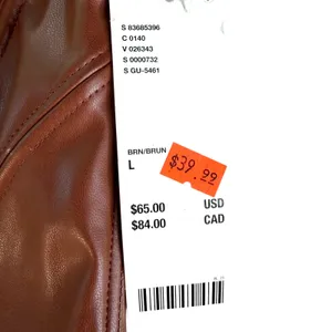 Out From Under Urban Outfitters Osanna Faux Leather‎ Corset Women L Brown Boho Festival Biker thumbnail 3