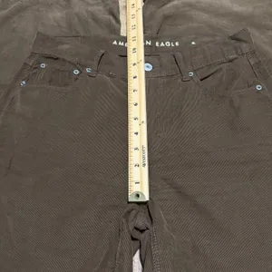 American Eagle's Women's Brown Corduroy Low-Rise Skater Jeans Pants Sz 4 Grunge thumbnail 4