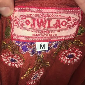 Johnny Was v-neck knit embroidered boho tunic thumbnail 3