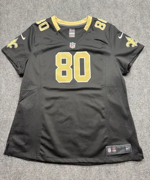 Nike Onfield Women’s XXl New Orleans Saints Black Graham “80” Jersey thumbnail 1