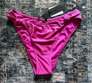Kendall & Kylie Hot Pink Bikini Bottoms Medium thumbnail 1
