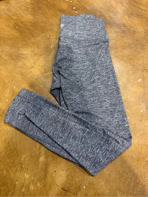 lululemon athletica Heather Charcoal Gray Performance Leggings thumbnail 1