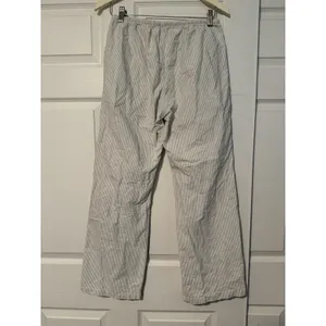John Galt Pants Brandy Melville Green White Stripes Fisherman Copenhagen Coastal thumbnail 2