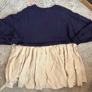 Free People Eleanor Striped Sweatshirt Tunic Dress thumbnail 8